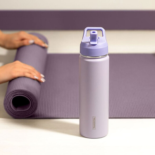 Botella térmica 650 ml con sorbete lila -TRAMONTINA TF6786