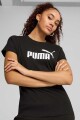 REMERA MUJER PUMA ESS NO.1 LOGO TEE Negro