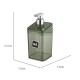 Dispensador de jabón 350ml NEGRO TRASLÚCIDO