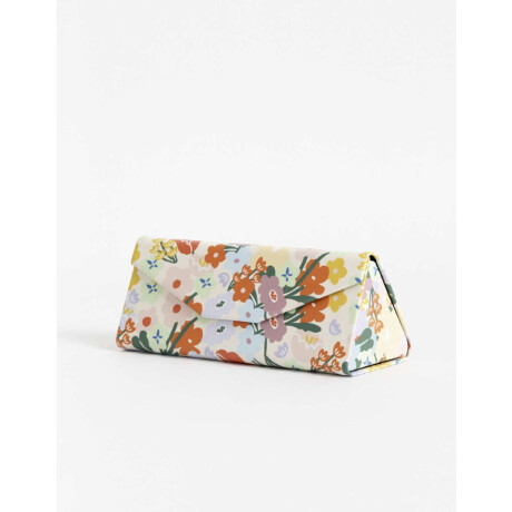 Estuche Plegable Flores Estampado Flores