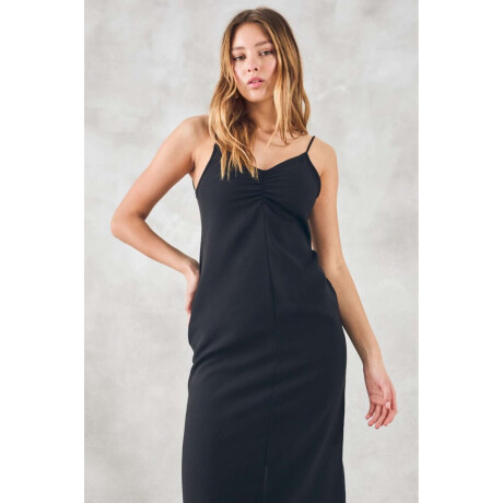 Vestido Slip Negro Negro