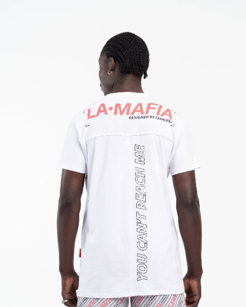 Remera Red Icon La Mafia Blanca U