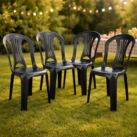 Silla Bistró sin apoya brazos NEGRO