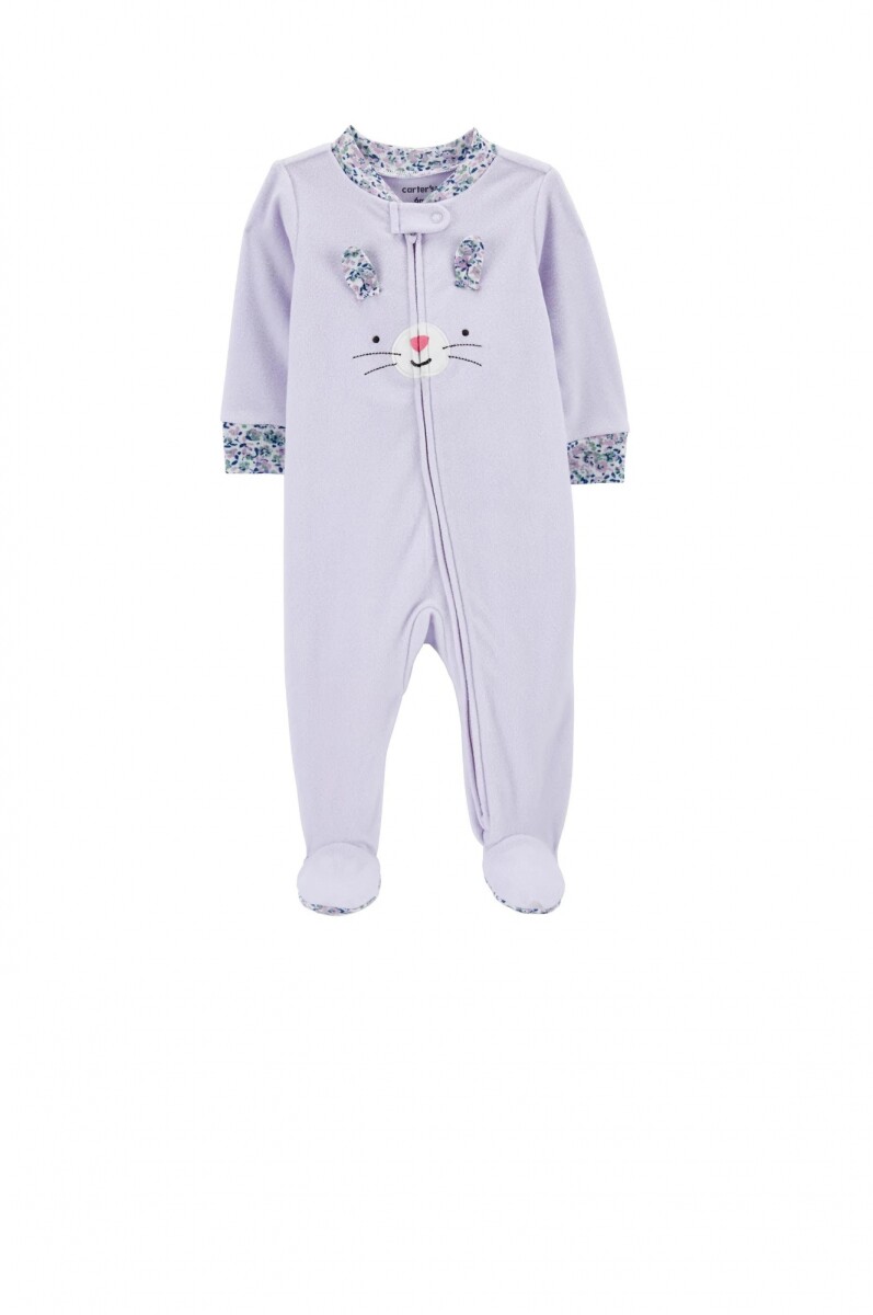 Enterito Carters Micropolar Conejo Lila 