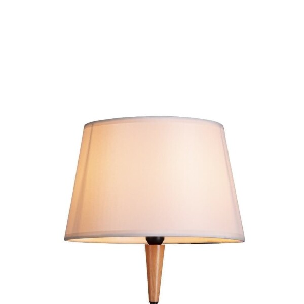 Lampara de mesa en madera con pantalla Lampara de mesa en madera con pantalla