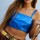 Top Util Azul Galáctico