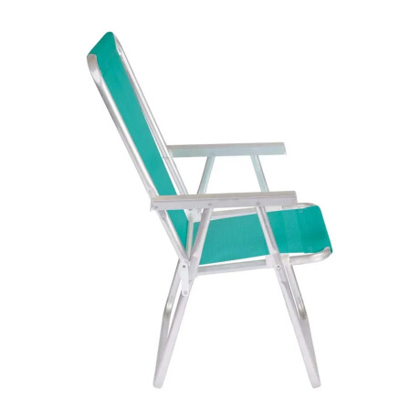 Set Silla Alta Pleg Alum + Mesa Bandeja Lateral Divisiones Verde