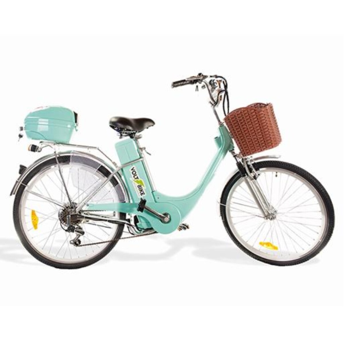 Bicicleta Electrica Voltbike Clasica New Bateria Litio - Verde 