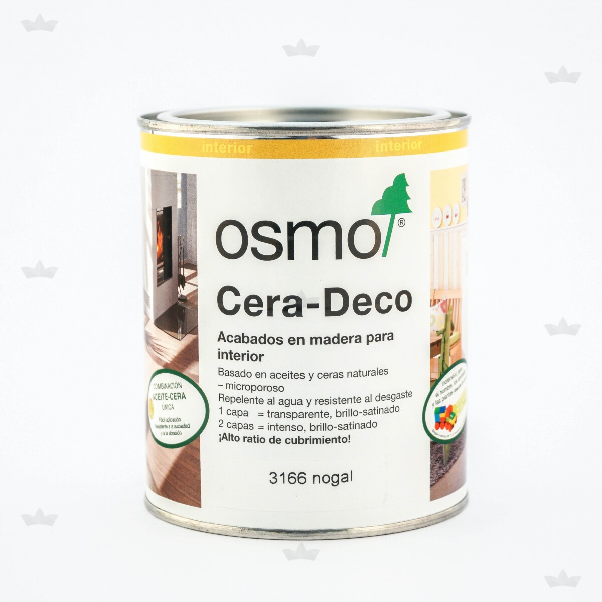 OSMO 3166 CERA-DECO NOGAL TRANSP. 0.75 LT. 