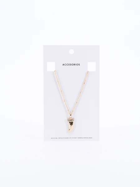 CADENA COLMILLO DORADO