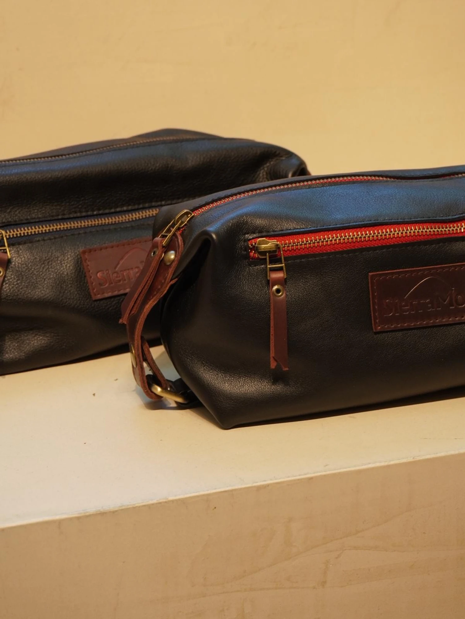 Necessaire de Cuero - Negro