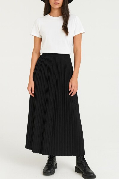 Falda Plisa Negro