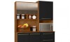 Kit Absoluto de Cocina - 5 puertas 3 cajones Cinamomo/Negro