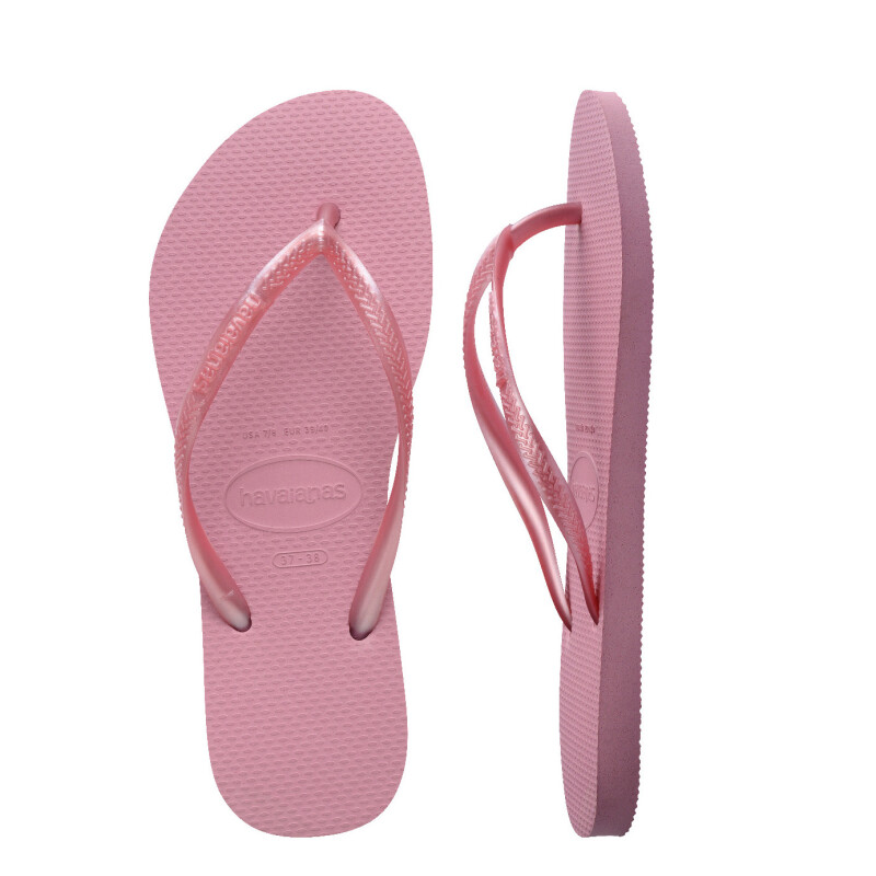 Sandalias de Mujer Havaianas Havaiana SLIM Rosa - Dorado
