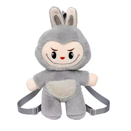 Mochila Peluche Labubu LB-8 42CM GRIS