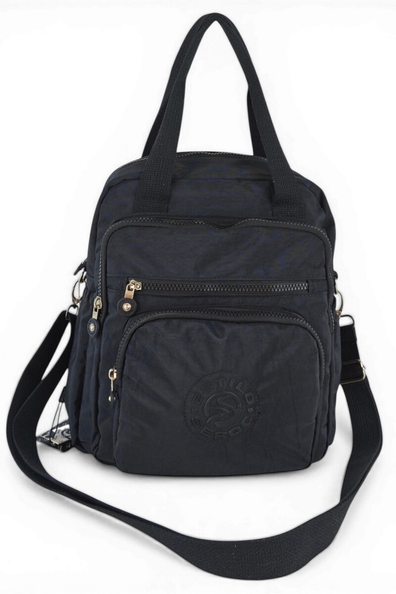 Bolso mochila y morral Negro