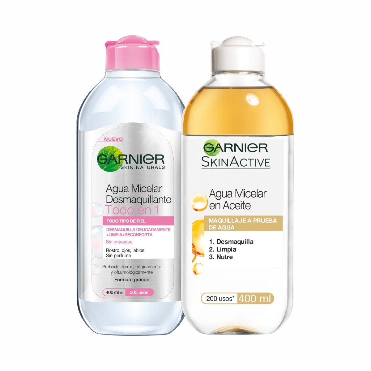 Pack Garnier Micelar Clásica + Bifásica 