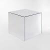 MESA AUXILIAR LUXY MIRROR Plateado - CUADRADO/A