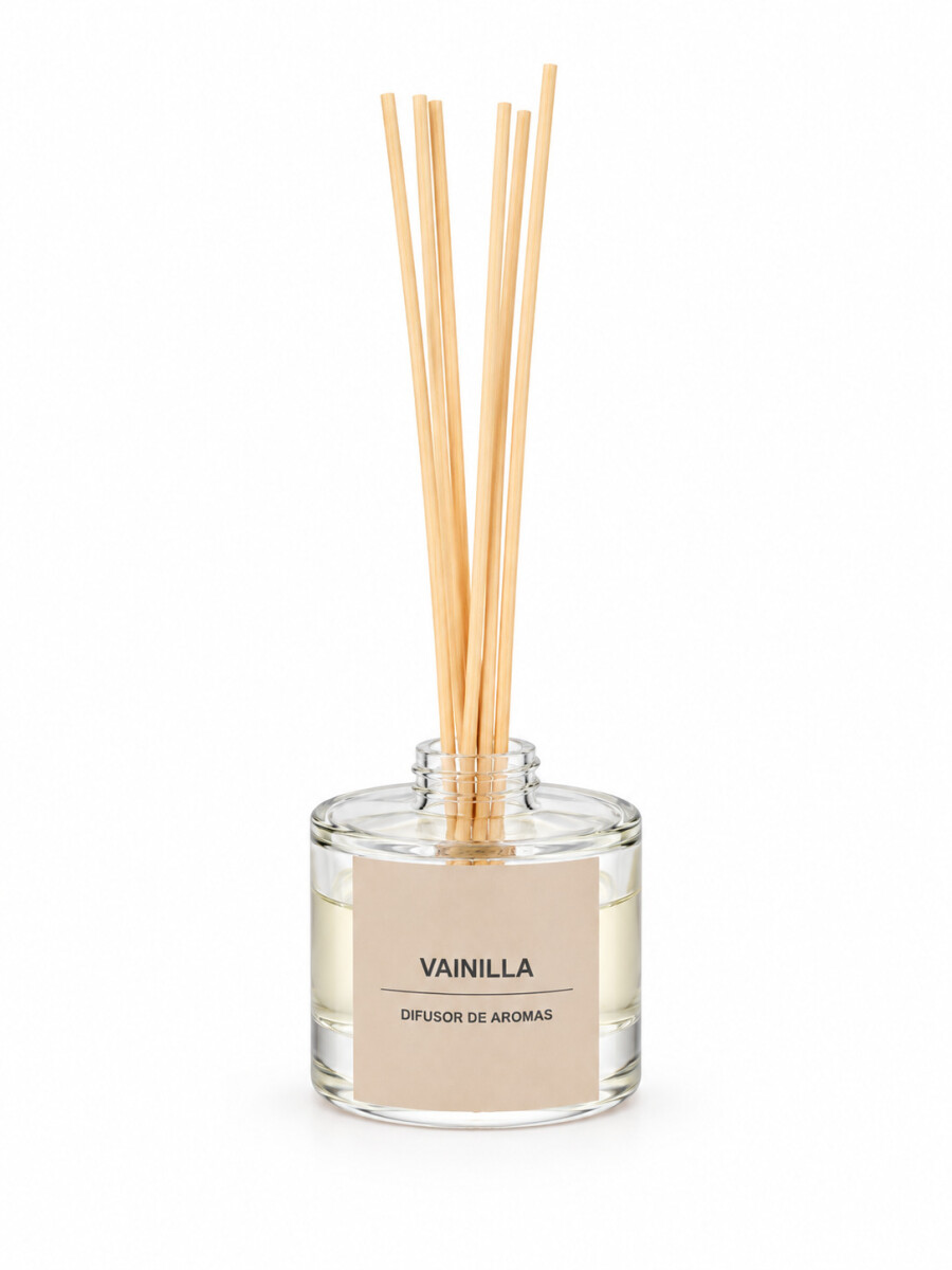 DIFUSOR CON VARILLAS 100ML VAINILLA - BEIGE 