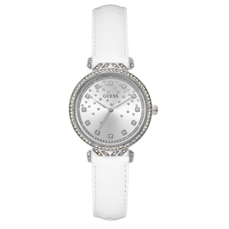 Reloj GUESS GW0764L4 en Cuero Blanco Esfera 32mm 0