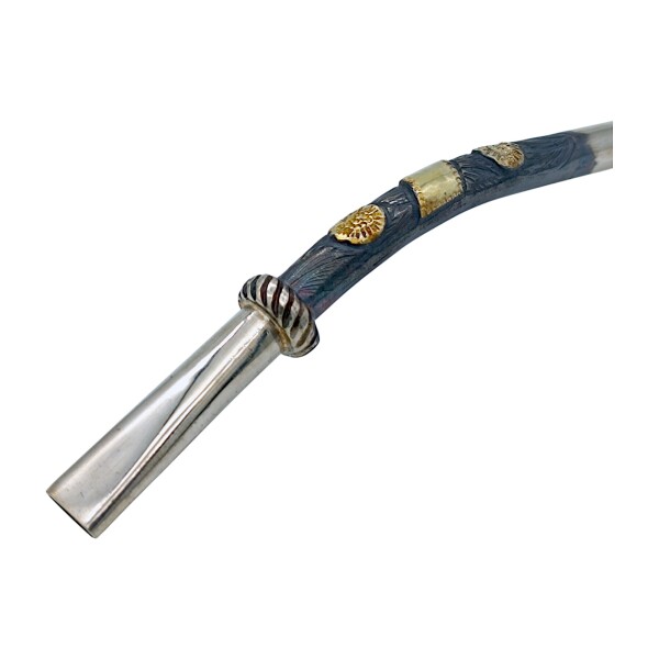 BOMBILLA CRIOLLA PLATA Y ORO 33 - Adulto - Plateado Plateadouniforme
