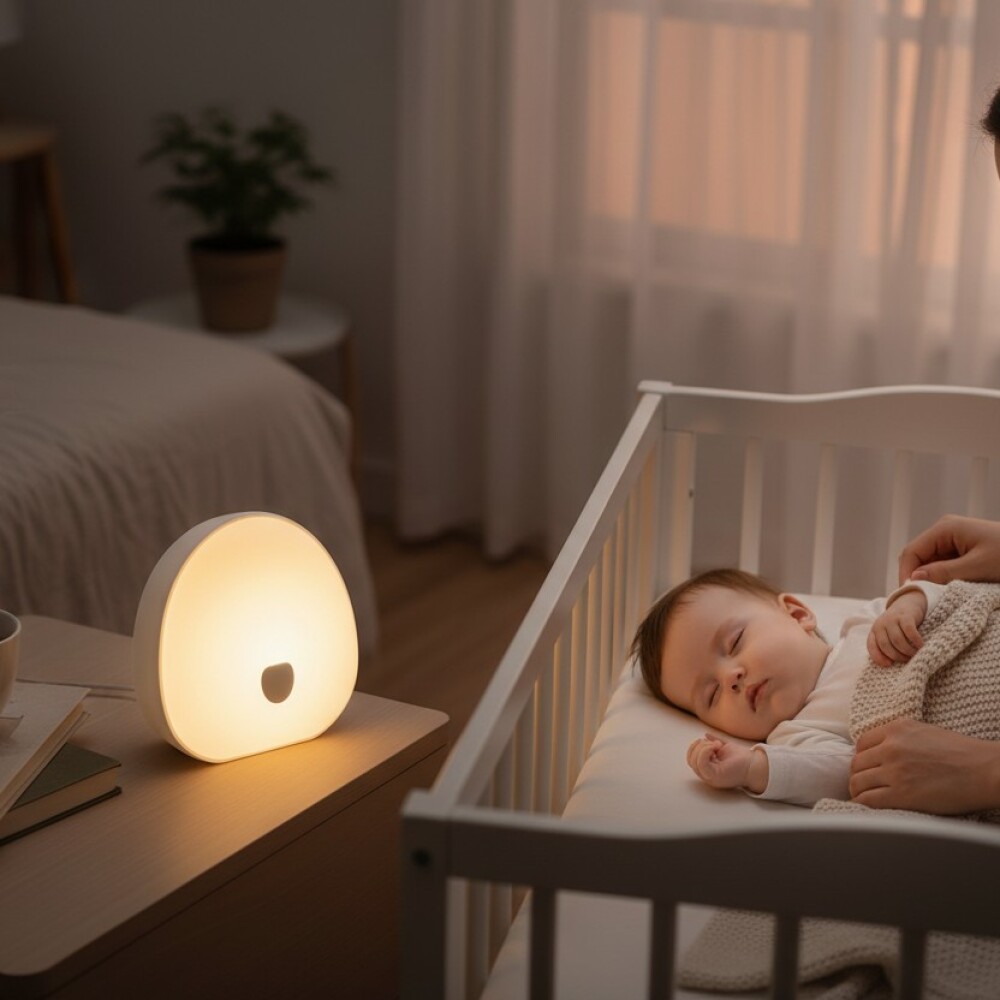 Cunero maquina ruido blanco y luz portatil USB Cunero maquina ruido blanco y luz portatil USB