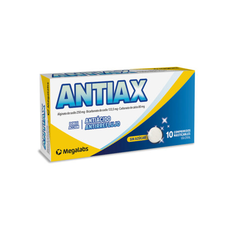 Antiax 10 Comprimidos Masticables Antiax 10 Comprimidos Masticables
