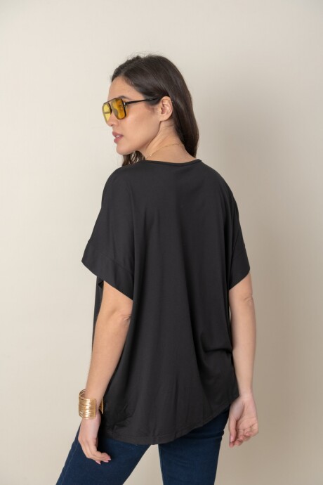 REMERA BIANCA Negro