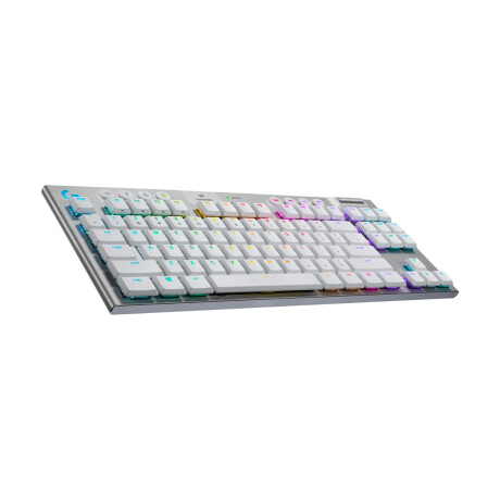 Teclado Logitech Gaming G915 Tkl Tactile Inal+Bluetooth (en Inglés) Blanco