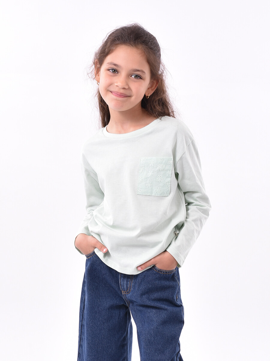 REMERA JULIETA GIRL - AQUA 