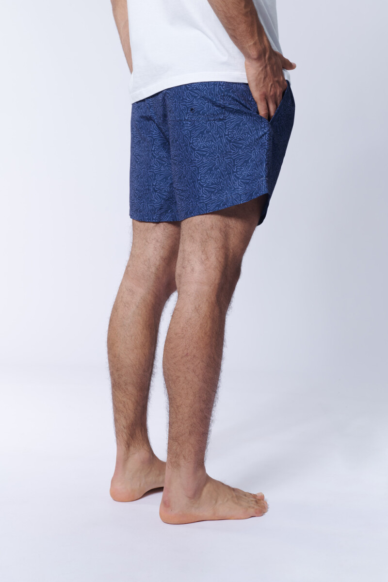 Short de baño Estampa Wild Gris