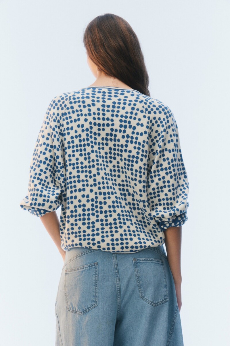 BUZO DOTS Azul
