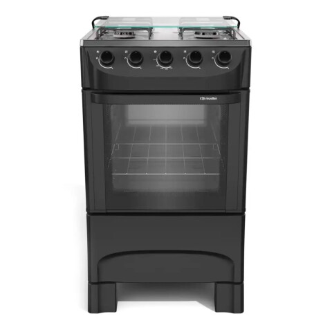 Cocina a Gas Mueller Moderatto 4 Hornallas Negra Ultra Llama Cocina a Gas Mueller Moderatto 4 Hornallas Negra Ultra Llama