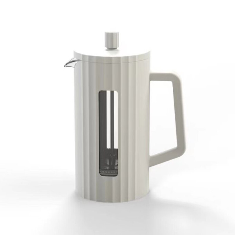 Cafetera/Tetera en Vidrio Borosilicato 600ml Blanco