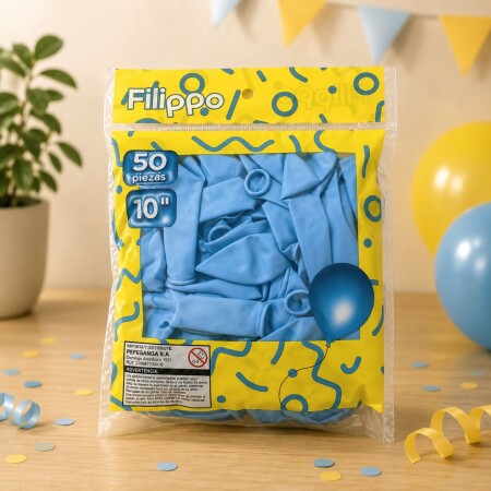 Globos 10`x50 Unidades Celeste Globos 10`x50 Unidades Celeste