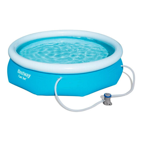 Piscina Bestway Gomón 3800 Lts C/ Bomba + Regalos! Azul