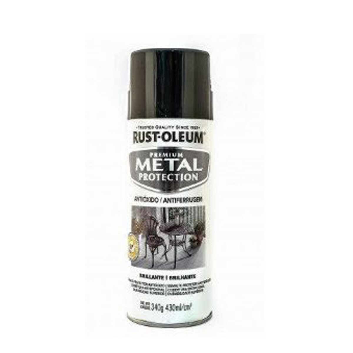 AEROSOL RUST OLEUM PROTEC.OXIDO MET.NEG.NOCHE 312G - N/a 