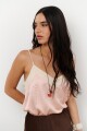MUSCULOSA LINO SATEN ROSA