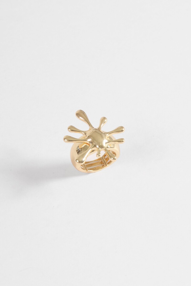 Anillo spot elastizado dorado