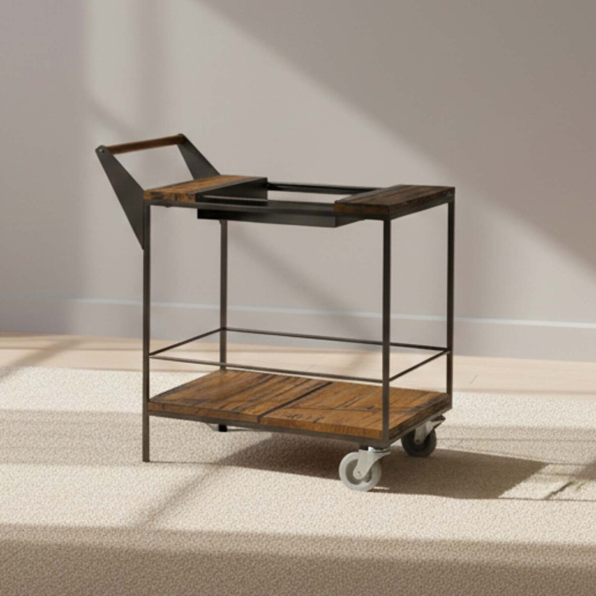 BAR - MADERA-Y-METAL MARRON YORK 