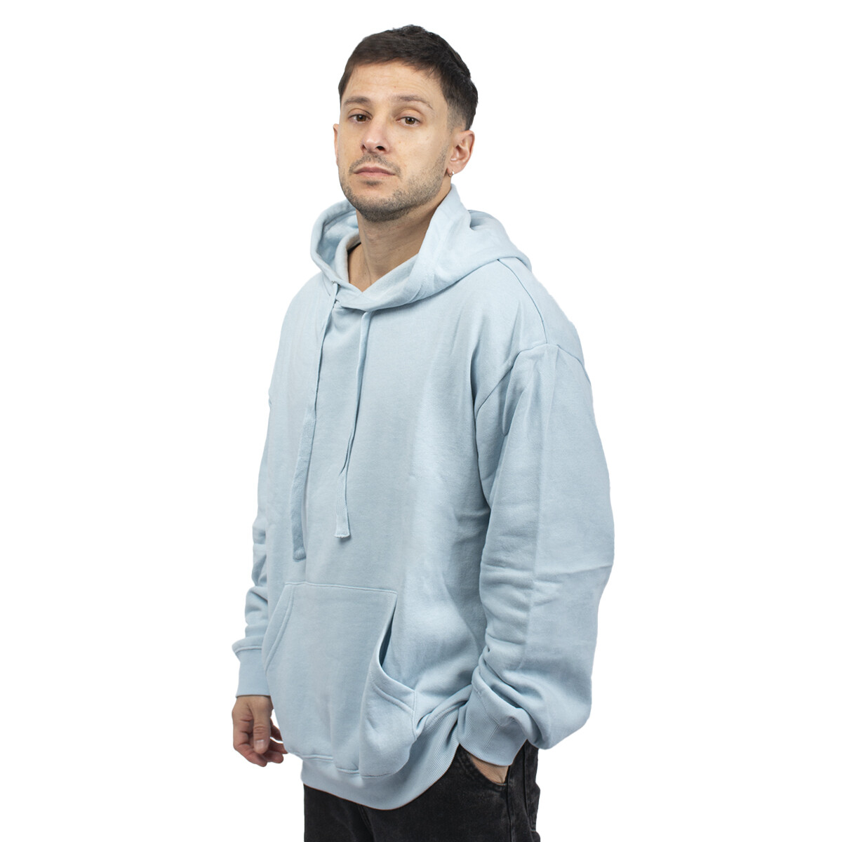 Canguro ACTIVE HODDIE BASICO de Hombre - JY04Y - Azul Claro 