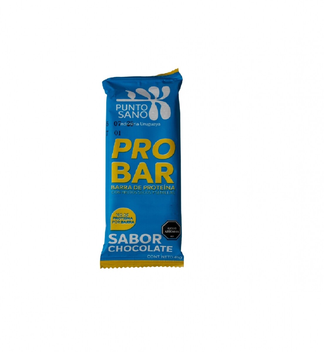 Barra de Proteína 45gr Punto Sano Caja x16 - Chocolate 