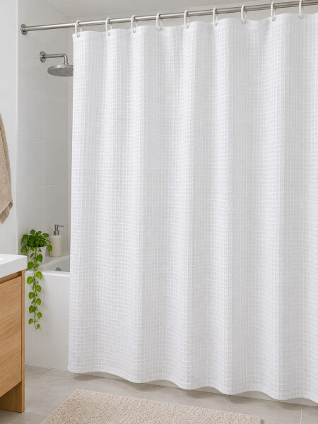 CORTINA BAÑO TAUPE