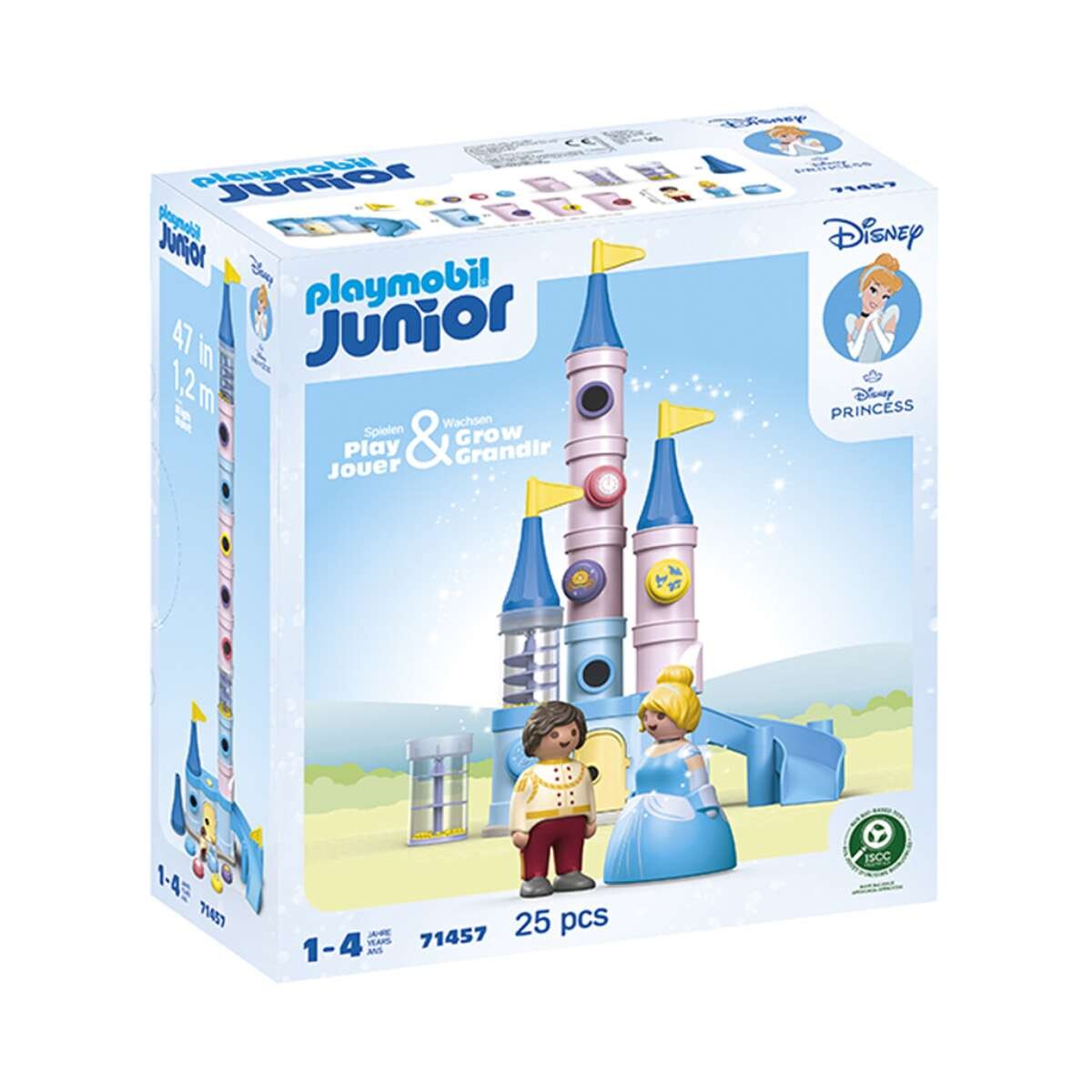 Castillo de Cenicienta Playmobil Jr - 25 Piezas con Figuras 
