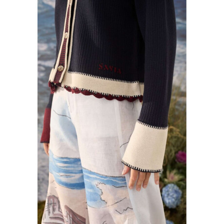 Cardigan Ola Azul