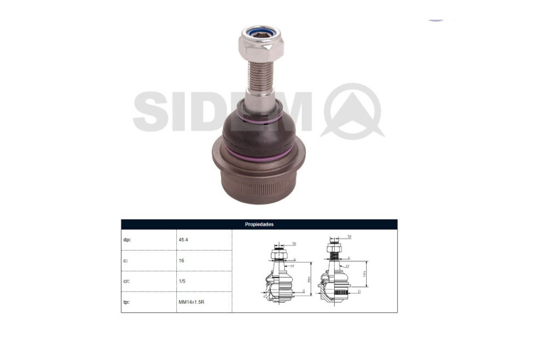 Rotula Del Renault Master 04-25 Der/Izq Rotula Del Renault Master 04-25 Der/Izq