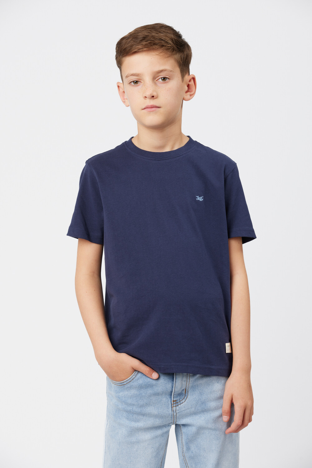 REMERA BÁSICA DE ALGODÓN Azul