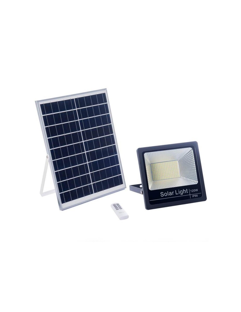 FOCO LED AZ CON PANEL SOLAR 100W 