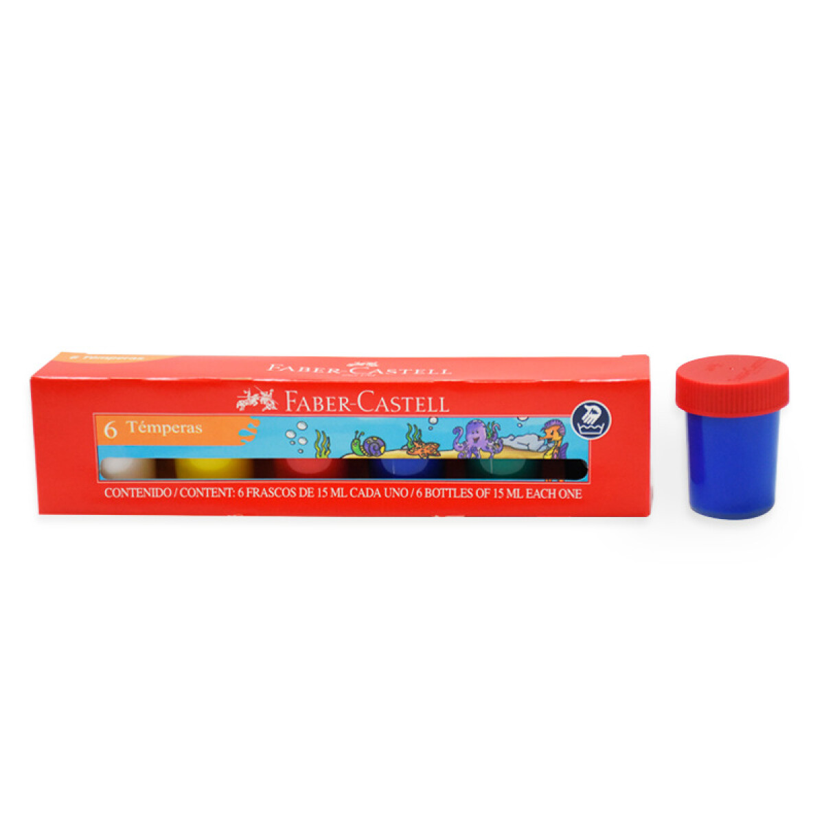 Témpera x6 Surtida Faber-Castell 