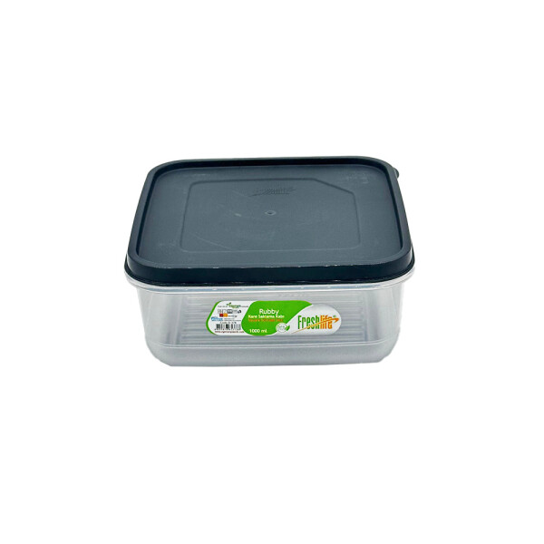 RECIPIENTE CUADRADO CON TAPA RUBBY FRESHLIFE 1L SURTIDO RECIPIENTE CUADRADO CON TAPA RUBBY FRESHLIFE 1L SURTIDO
